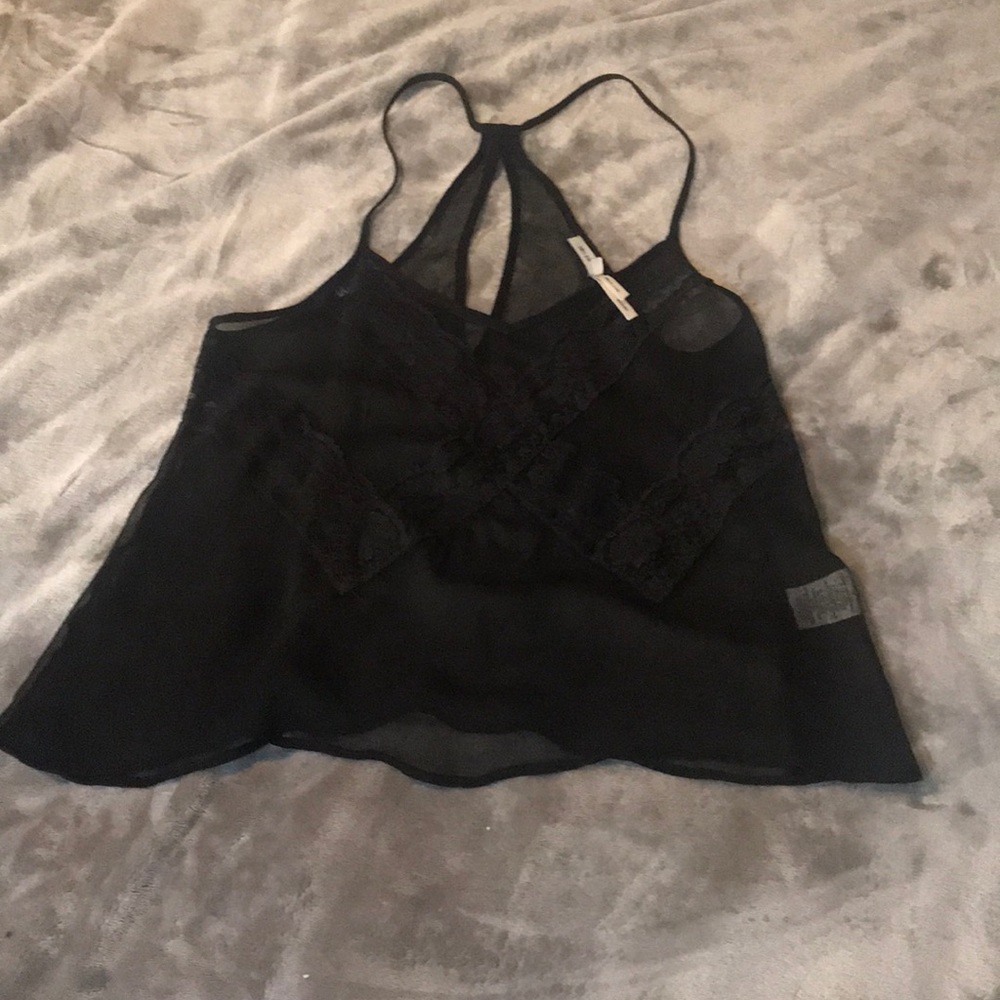 Lace black tank from kimchi blue